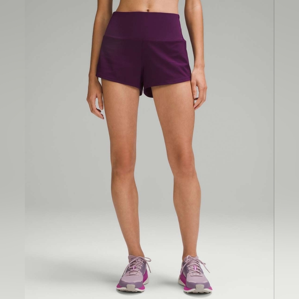 lululemon athletica Women's Plum Purple Athletic Shorts